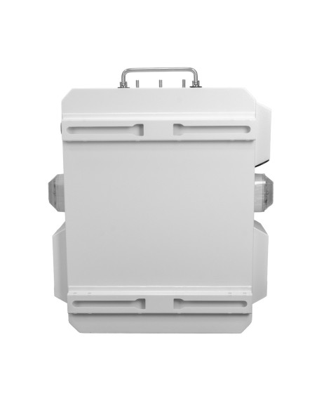 Acheter SAFIRE SF-BOX5038DUAL8POE-UPS Smartbox métallique IP66 double (solaire et 220V AC) - Serrure électronique avec Bluetooth