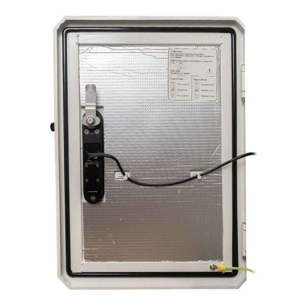 Acquistare SAFIRE SF-BOX5038DUAL8POE-UPS Smartbox metallica IP66 Dual Solar e 220V AC - Serratura elettronica con Bluetooth - Ba