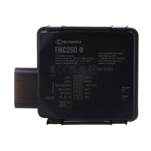 Comprar TELTONIKA TK-FMC250 Tracker resistente al agua IP 67 - Cobertura 4G CAT 1 - Lectura CAN para vehículos eléctricos - Ante