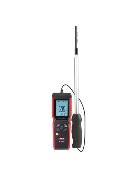 Acheter UNI-TREND UT362H anémomètre à fil chaud - Mesure la vitesse, la température et le débit d’air - Sonde fine et allongée -