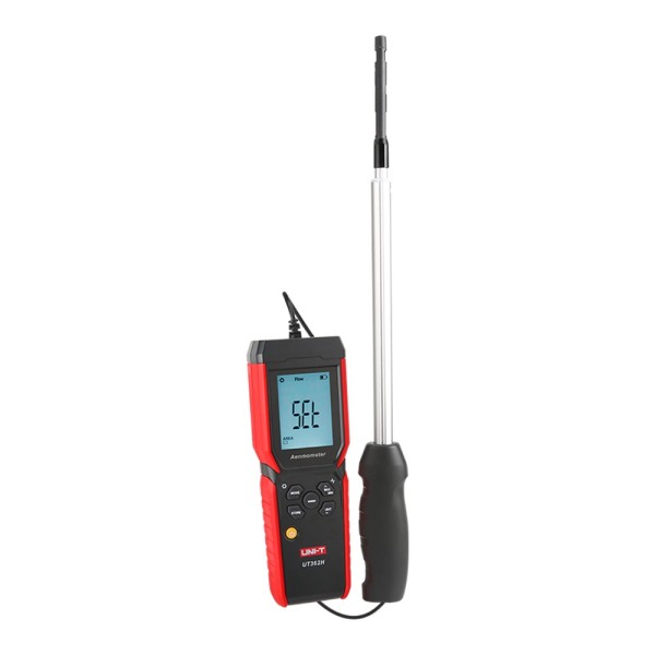 Comprar UNI-TREND UT362H Anemómetro de hilo caliente - Mide velocidad, temperatura y caudal de aire - Sonda fina y alargada - Se