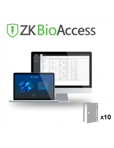 Acheter ZKTECO ZK-BIOACCESS-10D Licence logicielle de contrôle d’accès - Capacité 10 portes - Architecture Serveur/Navigateur