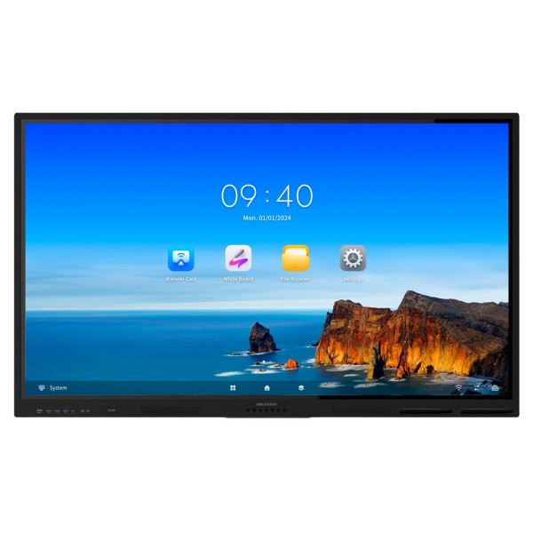 Acheter HIKVISION DS-D5B86RB/EL Moniteur interactif 86" - Résolution 4K - Android 13 - Processeur Quad-Core - 8 Go de RAM et 64