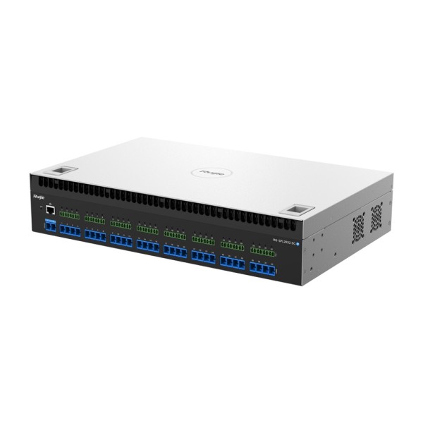 Acheter REYEE RG-SPL2032-SC-P Splitter optique actif e-Lighten à 2 entrées et 32 sorties - Compatible avec câble hybride PoF pai
