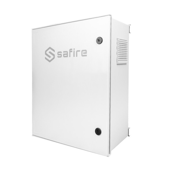 Acheter SAFIRE SF-BOX6050AC8POE-LITIO Armoire en polyester à charge rapide pour lampadaire – Interrupteur différentiel, disjonct