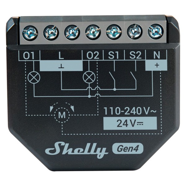 Acheter SHELLY SH-2PM-GEN4-4PC Relais Shelly 2PM Gen4 (Pack de 4) - Contrôleur de volets roulants / stores - Relais à 2 canaux i