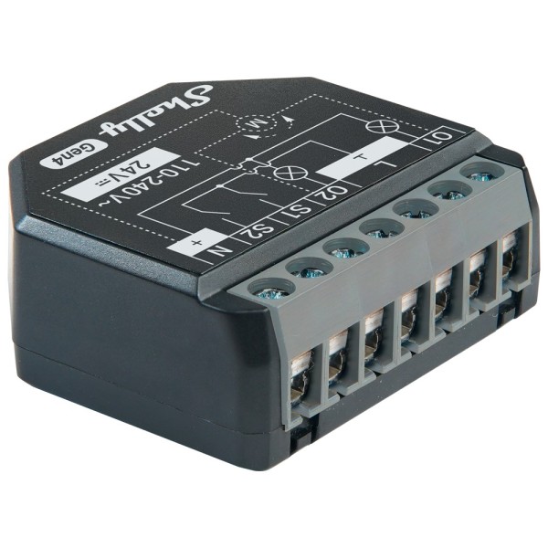 Comprar SHELLY SH-2PM-GEN4-4PC Relé Shelly 2PM Gen4 (Pack 4) - Controlador de Persianas / toldos - Relé de 2 canales independien