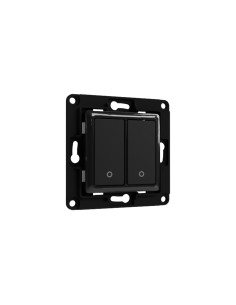 Acquistare SHELLY SH-WALL-SWITCH-2-B Shelly Wall Switch 2 - Doppio pulsante per il controllo di due canali - Compatibile con She