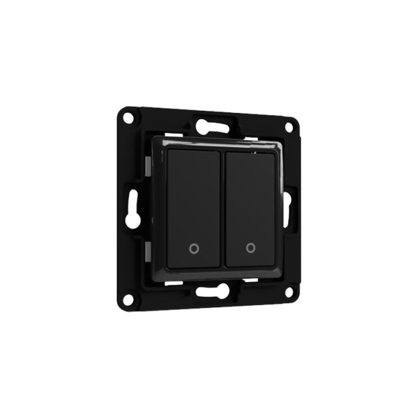 Comprar SHELLY SH-WALL-SWITCH-2-B Shelly Wall Switch 2 - Interruptor de pared con 2 botones - Compatibilidad con gama de pulsado