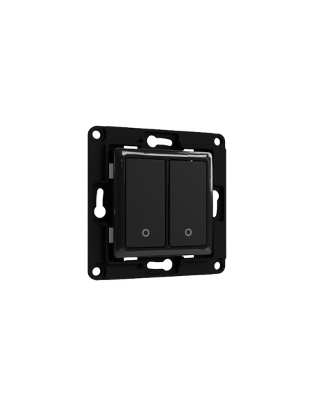 Comprar SHELLY SH-WALL-SWITCH-2-B Shelly Wall Switch 2 - Interruptor de pared con 2 botones - Compatibilidad con gama de pulsado