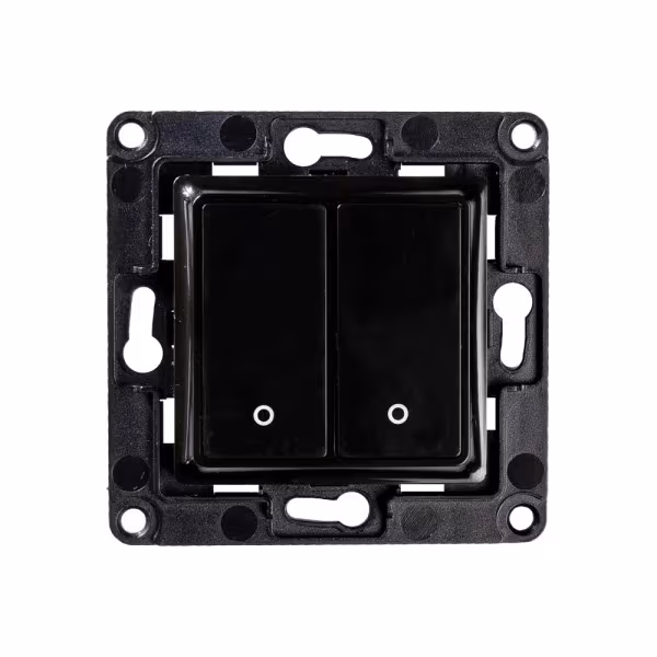 Comprar SHELLY SH-WALL-SWITCH-2-B Shelly Wall Switch 2 - Interruptor de pared con 2 botones - Compatibilidad con gama de pulsado