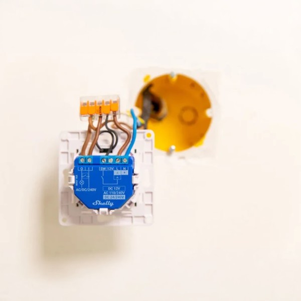 Comprar SHELLY SH-WALL-SWITCH-2-B Shelly Wall Switch 2 - Interruptor de pared con 2 botones - Compatibilidad con gama de pulsado