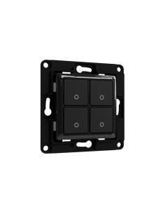 Comprar SHELLY SH-WALL-SWITCH-4-B Shelly Wall Switch 4 - Diseño compacto con 4 botones pulsadores - Compatible Shelly Plus i4, P