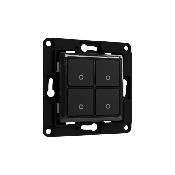 Comprar SHELLY SH-WALL-SWITCH-4-B Shelly Wall Switch 4 - Interruptor de pared con 4 botones - Compatibilidad con gama de marcos 
