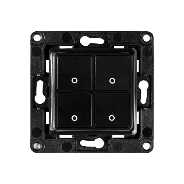 Comprar SHELLY SH-WALL-SWITCH-4-B Shelly Wall Switch 4 - Diseño compacto con 4 botones pulsadores - Compatible Shelly Plus i4, P