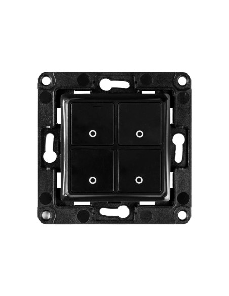 Comprar SHELLY SH-WALL-SWITCH-4-B Shelly Wall Switch 4 - Diseño compacto con 4 botones pulsadores - Compatible Shelly Plus i4, P