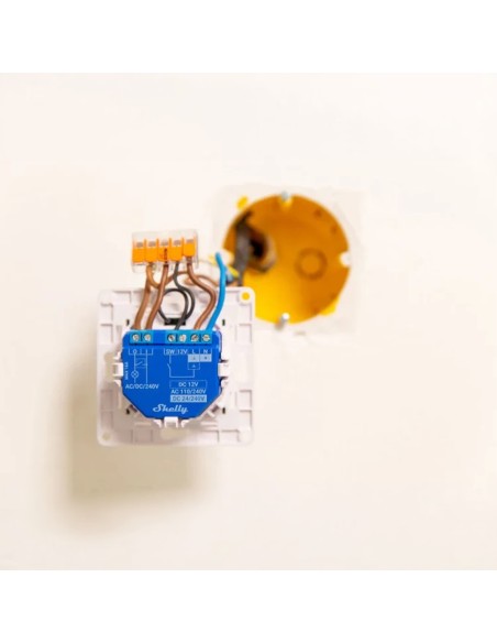 Comprar SHELLY SH-WALL-SWITCH-4-B Shelly Wall Switch 4 - Diseño compacto con 4 botones pulsadores - Compatible Shelly Plus i4, P