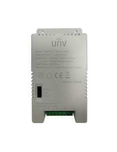 Acheter UNIVIEW UV-PWR-DC1204-C4-EU Alimentation multicanal Uniview - 4 canaux - Sortie 12 VDC 4 A (1 A / canal) / 40 W -