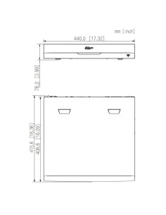Comprar DAHUA NVR5432-EI2 NVR 32ch 448Mbps H265 2xHDMI 4HDD 2RJ45 E/S AI 2