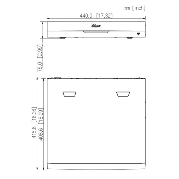 Comprar DAHUA NVR5432-EI2 NVR 32ch 448Mbps H265 2xHDMI 4HDD 2RJ45 E/S AI