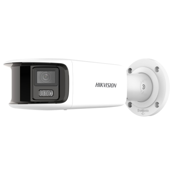 Comprar HIKVISION PRO DS-2CD2T87G2PLSUSL4M HIKPRO. Cámara bullet IP 8Mpx visión panorámica 180º óptica fija 4mm luz visible 40m 