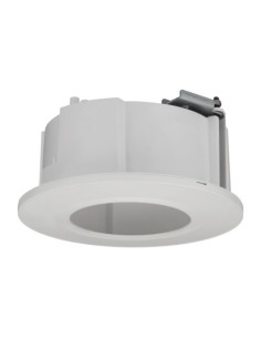 Acheter HANWHA VISION SHD-1408FW HANWHA VISION. Accessoire de montage encastré pour mini-dômes, couleur blanche.