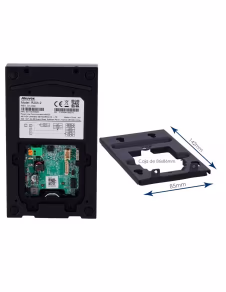 Acheter AKUVOX AK-KIT203 Kit de visiophone Linux - 2 fils & Wi‑Fi | Platine et moniteur IPS - Audio bidirectionnel Crystal Clea