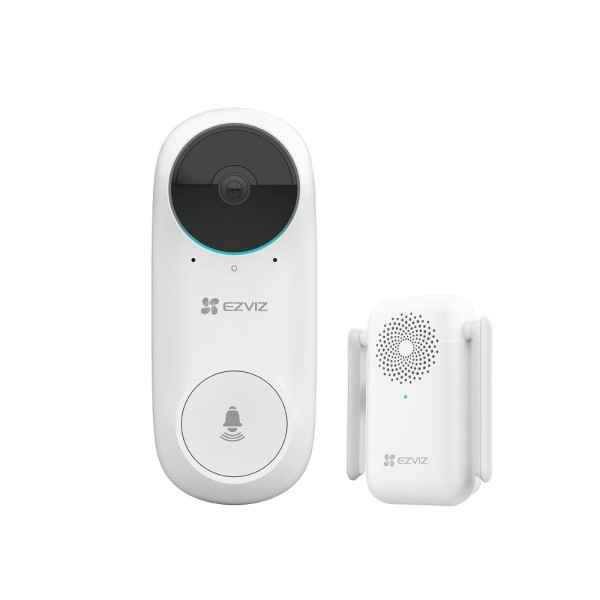 Acquistare EZVIZ EZ-DB2C-KIT Videocitofono WiFi IP Ezviz - Telecamera 2 Mpx / Visione 160º - Audio / Campanello interno incluso 