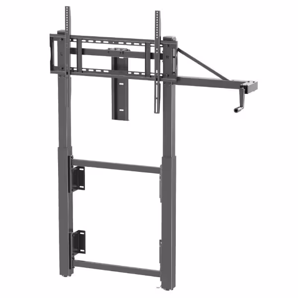 Acheter IBOARD IB-IBD-ST011 Support sol-mur - Poids supporté 120 kg - VESA 800x600 mm - Hauteur réglable avec manivelle