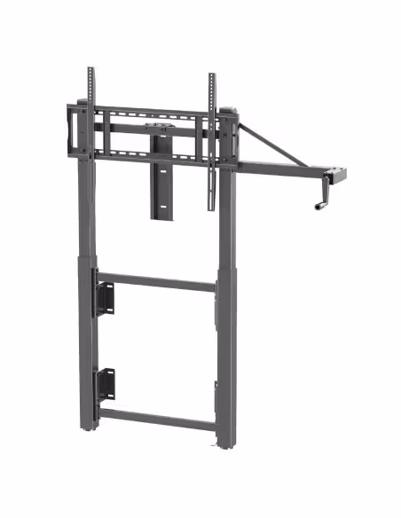 Acheter IBOARD IB-IBD-ST011 Support sol-mur - Poids supporté 120 kg - VESA 800x600 mm - Hauteur réglable avec manivelle