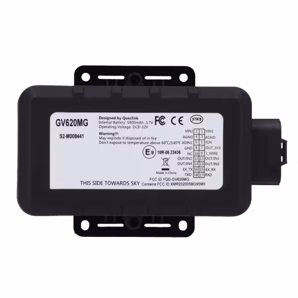 Acheter QUECLINK QL-GV620MG Tracker avancé durci avec interfaces multiples - 4G LTE Cat M1 avec secours 2G - RS232 et 1-wire -