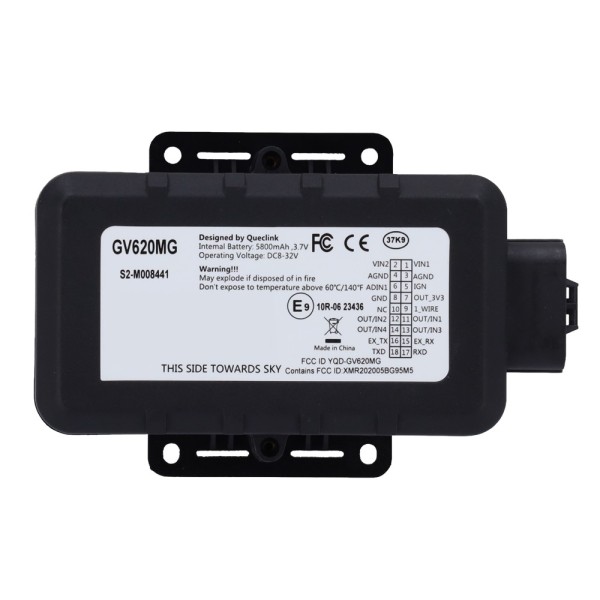 Comprar QUECKLINK QL-GV620MG Tracker avanzado rugerizado con múltiples interf - 4G LTE Cat M1 con respaldo 2G - RS232 y 1-wire -