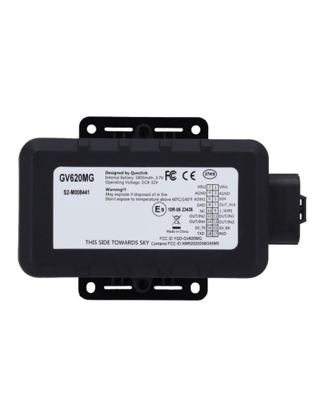 Comprar QUECKLINK QL-GV620MG Tracker avanzado rugerizado con múltiples interf - 4G LTE Cat M1 con respaldo 2G - RS232 y 1-wire -