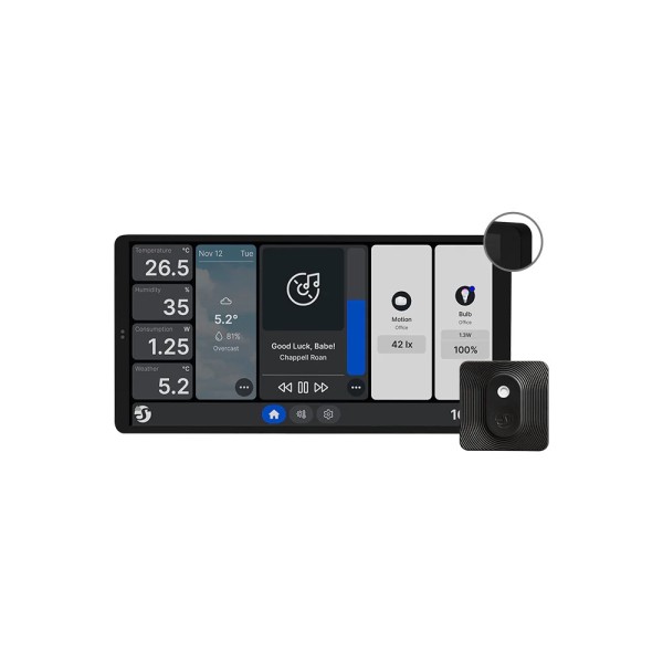 Acquistare SHELLY SH-WALL-DISPLAY-X2-B-BLUHT-B Shelly Wall Display X2 + BLU H&T Nero - Schermo touch a colori da 6,95" per
