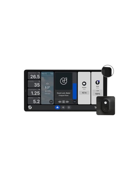 Comprar SHELLY SH-WALL-DISPLAY-X2-B-BLUHT-B Shelly Wall Display X2 + BLU H&amp;T Negro - Pantalla táctil 6,95" a color para