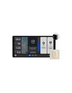 Acheter SHELLY SH-WALL-DISPLAY-X2-S-BLUHT-I Shelly Wall Display X2 + BLU H&T Ivory - Écran tactile couleur 6,95" pour