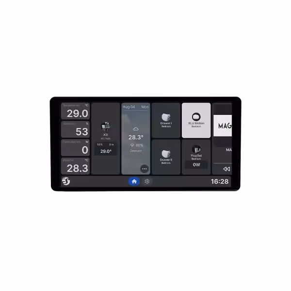 Comprar SHELLY SH-WALL-DISPLAY-X2I-B Shelly Wall Display X2 Negro - Pantalla táctil 6,95" a color para control - Capacidad 