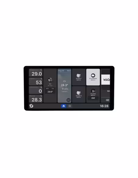 Comprar SHELLY SH-WALL-DISPLAY-X2I-B Shelly Wall Display X2 Negro - Pantalla táctil 6,95" a color para control - Capacidad 