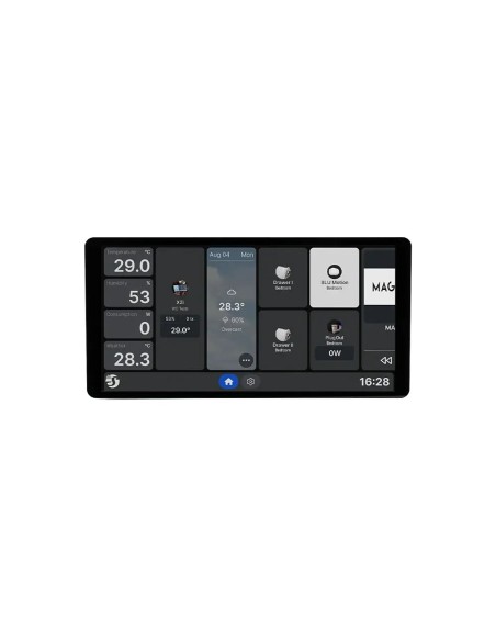 Acheter SHELLY SH-WALL-DISPLAY-X2I-SILVER Shelly Wall Display X2 Gris - Écran tactile couleur 6,95" pour le contrôle - Capaci