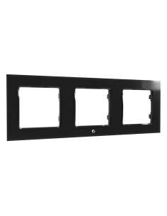 Comprar SHELLY SH-WALL-FRAME-3-B Shelly Wall Frame 3 - Marco embellecedor triple para estética limpia - Permite agrupar dos inte