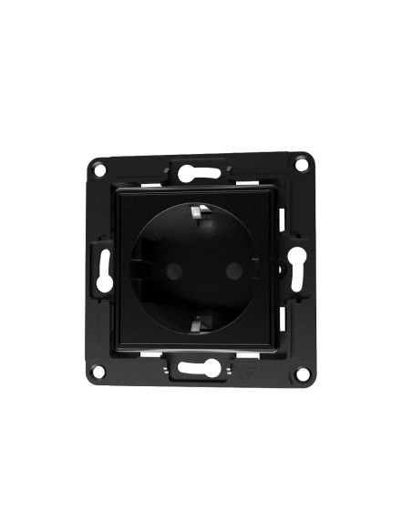 Comprar SHELLY SH-WALL-SOCKET-B Shelly Wall Socket EU Negro - Monitoreo preciso del consumo eléctrico local - Soporta cargas de 