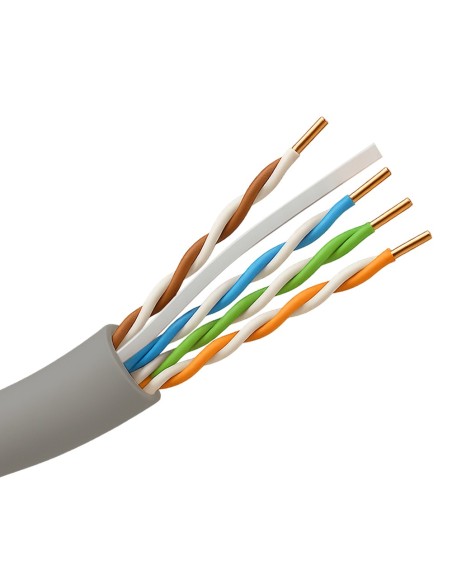 Comprar SAFIRE UTP6-305-LSZH-DCA Cable UTP Safire libre de halógenos - Categoría 6 - Cumple con 90m Fluke test - Rollo de 305 me