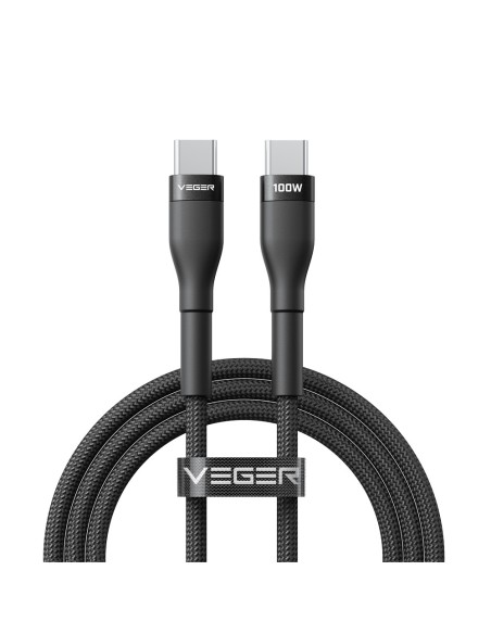 Acquistare VEGER VG-CC05 Veger - Cavo USB 2.0 per qualsiasi dispositivo - USB-C a USB-C - Rivestimento in metallo, Nylon intrecc