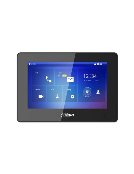 Acheter DAHUA DAHUA-5257 Moniteur intérieur IP Dahua Pro noir avec Wi-Fi et écran tactile TFT de 7 pouces