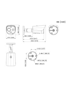Acheter DAHUA TPC-BF1241-TB7F6-DW-S8-V1 Caméra thermographique IP DUAL 256x192 7 mm + 4 M 6 mm IP67 IK10 12-24 Vcc PoE AUDIO E/S 2