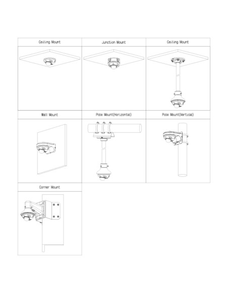 Acheter DAHUA IPC-HDBW3649F-AS-IL-0280B Dôme IP H265 6M WDR Éclairage double LED 30 m / IR 30 m 2.8mm IK10 IP67 PoE MIC AUDIO E/