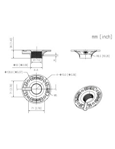Acheter DAHUA PFB301C-V2 Support de montage au plafond pour PFAx 2
