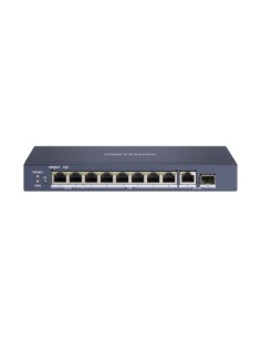 Comprar HIKVISION BASIC DS-3E0510HP-E HIKBASIC. Switch PoE de 9 puertos de cobre 10/100/1000 (2 puertos Hi-PoE + 8 PoE+) + 1 cob