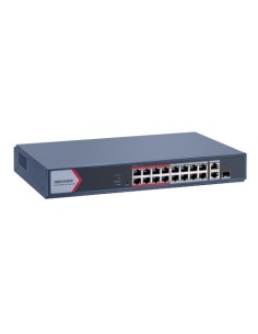 Acheter HIKVISION BASIC DS-3E1318P-EI-M HIKBASIC. Switch Smart PoE 16 ports 10/100 Mbps + 1 port combo SFP 1000 Mbps + 1 pu