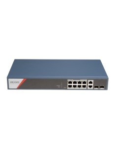 Acheter HIKVISION BASIC DS-3E1512HP-SI-8P2T2 HIKBASIC. Switch PoE administrable à 8 ports cuivre 10/100/1000 (4 ports Hi-Po